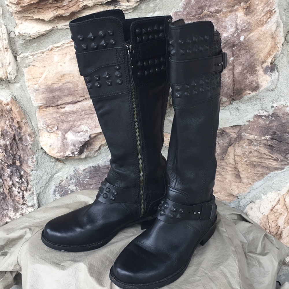 UGG studded/rugged riding/moto boots